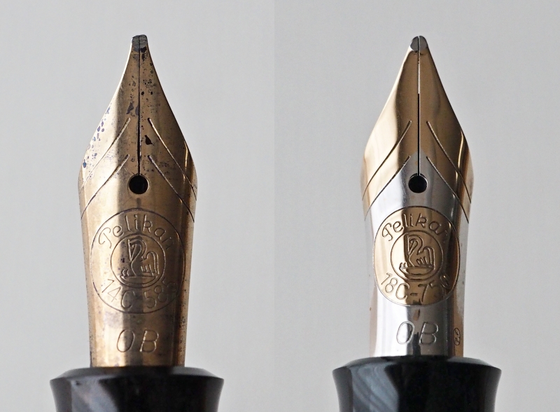 ペリカン スーベレーン万年筆のペン先を交換してOBニブの書き味を 